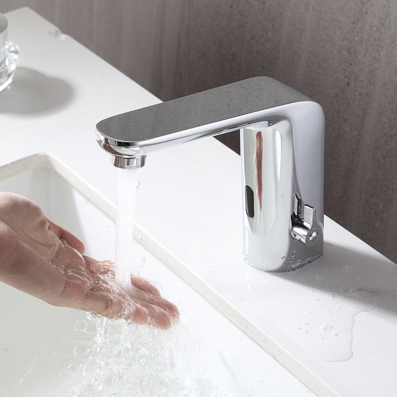 Hot & Cold Touchless Bathroom Faucet